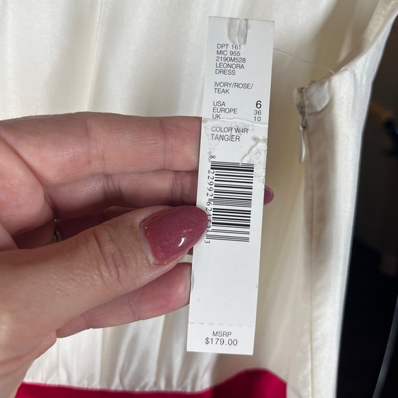 Antonio Melani Women's SILK Blend Dress Colorblock Accordion Pleat 6 NWT - Picture 7 of 12